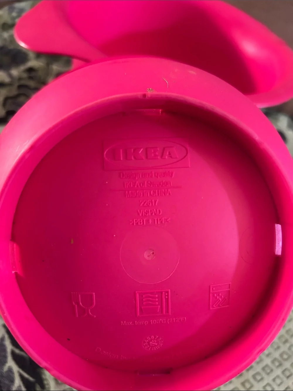 IKEA Bright Hot Pink Silicone Mixing Bowls - Set of 2